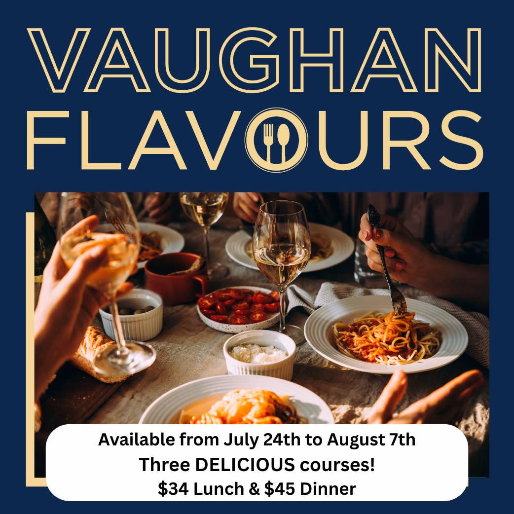 Vaughan Flavours Menu